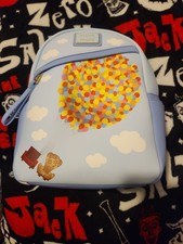 Loungefly Pixar Up Balloons Chairs Mini-Backpack New No Tags picture