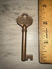 Antique Franklin Skeleton Key Hollow Barrel. Roll Top Desk Etc. picture