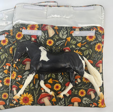 Set Of 2 Large Fall Model Horse Pony Pouches Traditional 1:9 Breyer Resin Stone picture