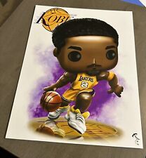 Kobe Bryant Los Angeles Lakers funko Style print picture