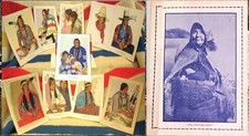 Lot of VINTAGE Native American Blackfeet/Out of the North +NEVER Mailed Postcard picture