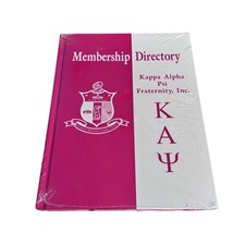 Vintage 1996 Kappa Alpha Psi Fraternity Membership Directory Book Sealed NIP KAY picture