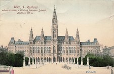 Postcard Austria: Rathaus (City Hall), Vienna, DB picture