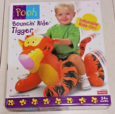 Vintage Mattel Winnie The Pooh Bouncin’ Ride Tigger Inflatable Toy SEALED NOS picture
