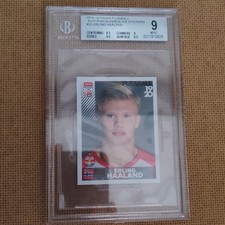 Panini 2018-19 Austrian Bundesliga Stickers Erling Haaland #32 BGS 9 Mint picture