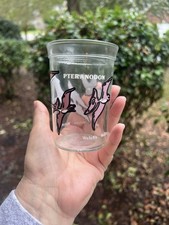 Vintage 1980’s Welch Pteranodon Jelly Jar Drinking Glass by Anchor Hocking picture