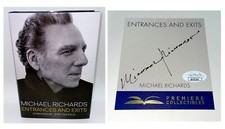 MICHAEL RICHARDS Signed ENTRANCES & EXITS Book AUTHENTIC Autograph JSA COA Cert picture