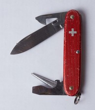 Victorinox Swiss Army Knife Red Alox Old Cross Pioneer 93mm picture
