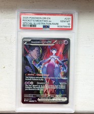 Pokemon TCG Team Rockets Mewtwo EX 231/182 Destined Rivals PSA 10 picture