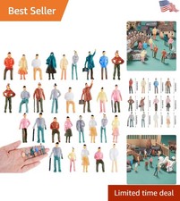 30 Assorted Tiny People Figurines - Realistic Scale Models for Creative Projects picture