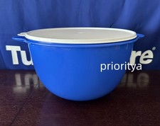 Tupperware Jumbo Thatsa Mixing Classic Bowl 59 Cup / 14 L Brilliant Blue New picture