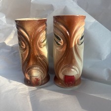 Vintage Set Of 2,The Mainlander St Louis, Barware Tiki Glasses, Great Shape picture