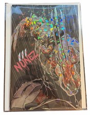 Eddie Nunez Shadow Rain Wolverine Foil Art Book Signed 4/5 w/ COA CUSTOM SIG picture