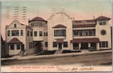 1907 LOS ANGELES California Hand-Colored Postcard 