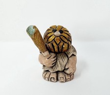 El Molino Uruguay Hand-Sculpted Ceramic Caveman Neanderthal 2.75” Figurine VTG picture