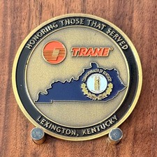 Trane Lexington Kentucky Honoring Service Round Challenge Coin W#18 picture