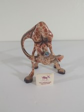 Animaloon Papillion Hand Painted Tangled Giraffe Resin Figurine 1993 Signed picture