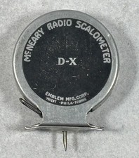 Antique 1923 McNeary D-X Radio Scalometer DX Distance Measuring Tool Tape picture
