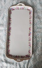 Antique PT BAVARIA TIRSCHENREUTH GERMANY PASCO 1064 VANITY/SERVING TRAY EUC picture