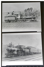 C. 1870s Norwich & Worcester Railroad #15 Southbridge MA  1950s Copy Negatives picture