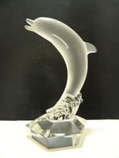 GOEBEL CRYSTAL DOLPHIN #9-639 , 9.5