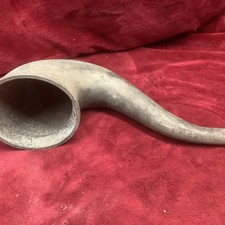 Antique Metal Gooseneck Radio Horn Throat Nub on Bell Atwater Kent Music Master picture
