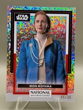 2026 Topps Star Wars National NSCC Exclusive Mon Mothma Annual Refractor /26 picture