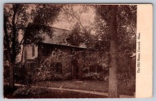 Vintage The Old Manse House in Concord Massachusetts circa 1900 RPPC Postcard picture