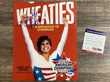 (SSG) MARY LOU RETTON Signed 8X10 Color Olympic 