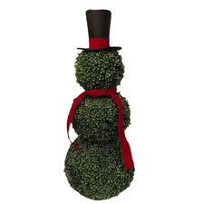 Boxwood Snowman Topiary Christmas Decoration 32