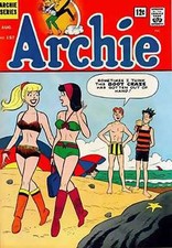 Archie #157 FN; Archie | August 1965 Bikini Cover With Boots - w/Bag+Board picture