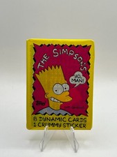 1990 Vintage Topps The Simpsons Sealed Trading Card Pack, 8 Cards + 1 Sticker picture