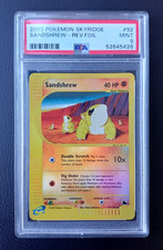 Pokemon Sandshrew 92/144 - Skyridge 2003 Reverse Holo - PSA 9 MINT picture
