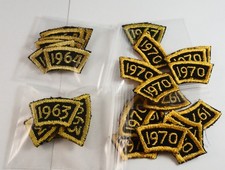 BSA: HUGE HOARD of NEW GAUZE BACK ROCKER SEGMENTS / for CAMP PATCH 1960s ERA picture