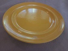 NOS Glossy Metlox Poppytrail Colorstax Vibrant Yellow 10.5 Plate New Tag picture