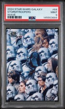 2024 Topps Chrome Star Wars Galaxy Stormtroopers Wave Refractor #/99 PSA 9 picture