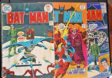 Batman #263 #284 #304 3 Issue Bronze Age Lot Mid-Grade DC Comics picture