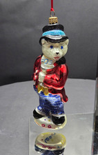 1999 Christopher Radko Bubbles & Cheer White Fox 99-023-0A Ornament w Box picture