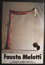 Fausto Melotti, exhibition at Palazzo Reale, Milan 1979, poster, poster picture