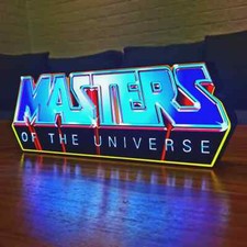 MOTU Logo LED Sign The Masters of The Universe 3D Print LED Lightbox Game Sign picture