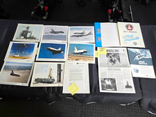 Rare Vintage NASA Space Shuttle Enterprise Lot - Rockwell ALT Award & Photos picture