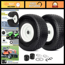 15x6.00-6 Flat Free Lawn Mower Tire and Wheel, 15x6-6nhs Riding Mowers Lawn Tire picture