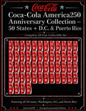 Coca-Cola America250. Mini 52 STATES CANS Collection, 2026 Semiquincentennial picture