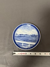 Hutschenreuther Willemstad Curacao Plate Netherlands Antilles Blue White picture