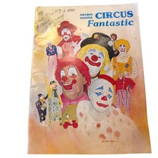 Vintage Signed Autographed Clown Art Print Uncle Sam Howdy Memorabilia picture
