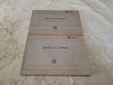 WW2 Era 1944 Spoken German, EM 518 and 519, War Department Military Army picture
