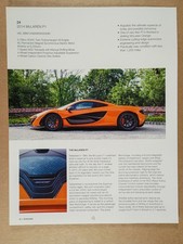 2014 McLaren P1 2016 auction catalog pages picture