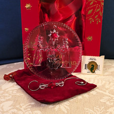 Waterford Crystal Nativity Three Wise Men Hanging Round Ornament Christmas 2017 picture