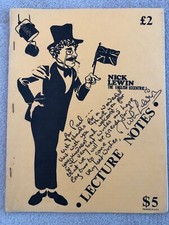 Nick Lewin Lcture Note signed picture