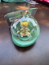 NEW Disney Sketchbook Ornament Tinkerbell on Leaf Glass Globe - holiday 2020 picture